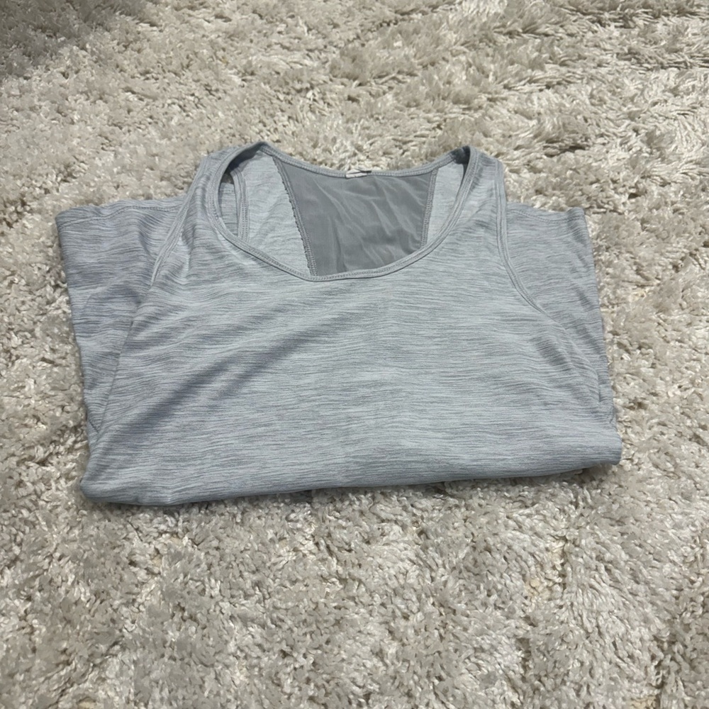 Light Gray Workout Tank Top